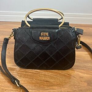 Y2K Steve Madden Black Quilted Women's Bag purse